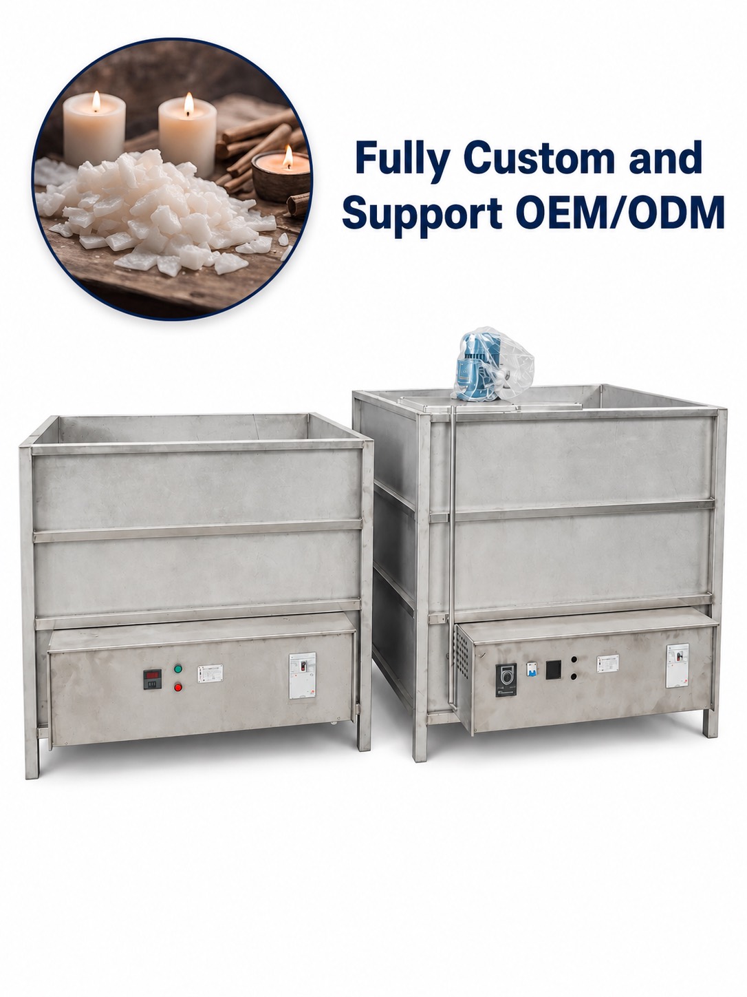 Single-Wall Steam Wax Melter